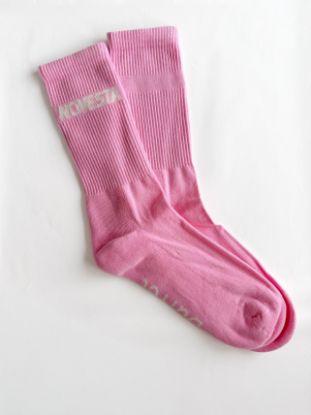 Obrázek Buffet x Novesta Rib logo socks pink