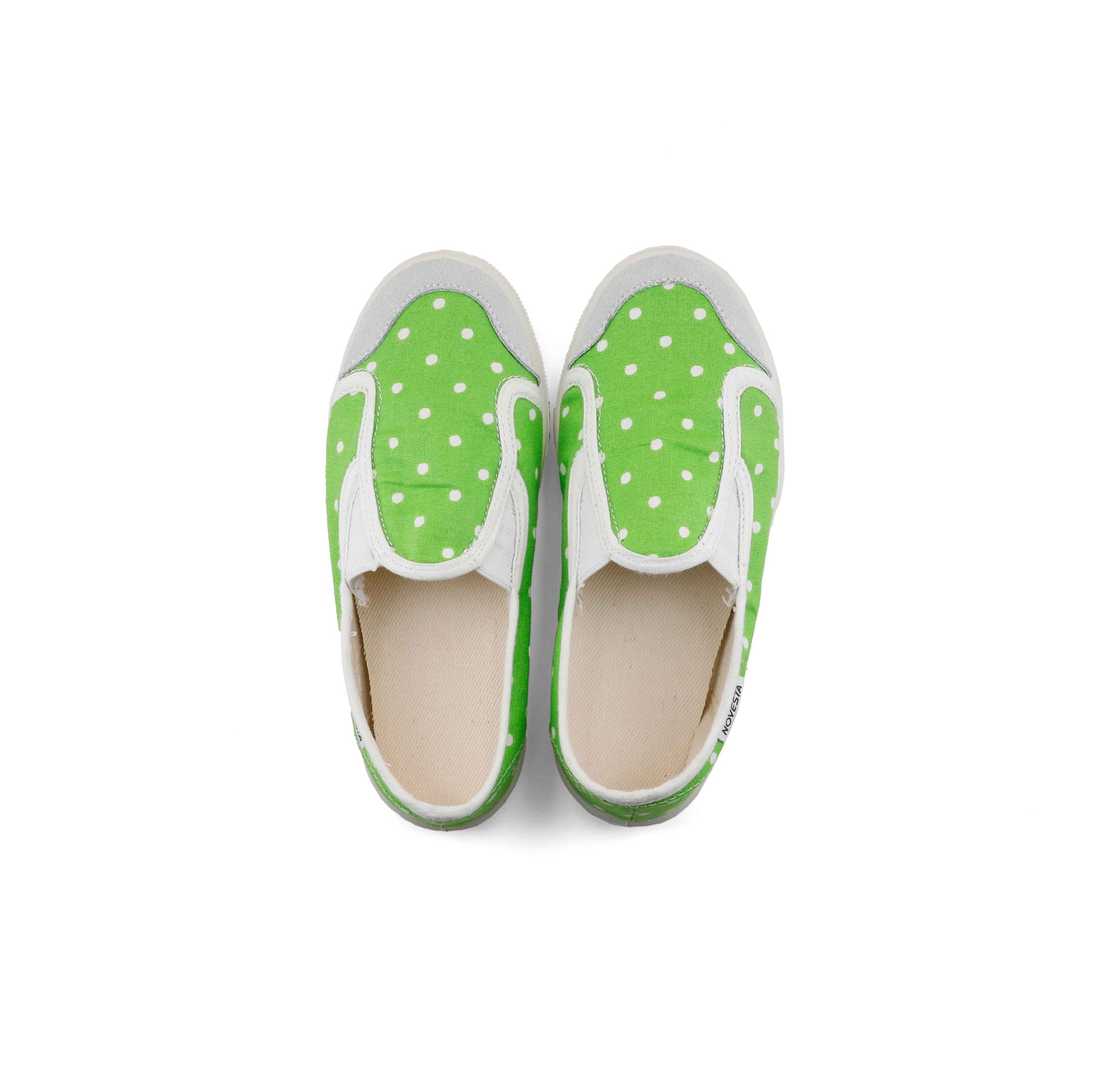 Obrázek Slip-on Kid Dots Green